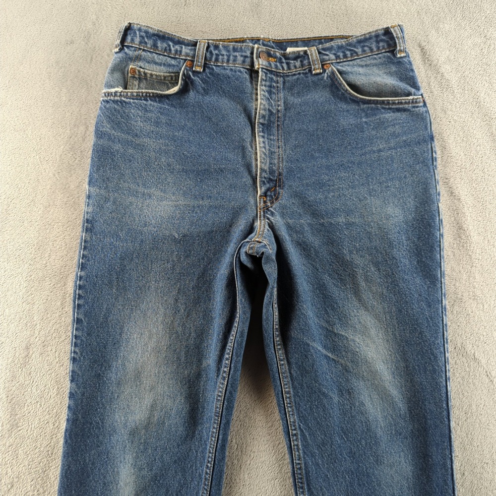 Vintage 90s Levis Orange Tab Jeans 38 (Fits 36x30) Blue Faded Whiskers Canada